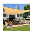 Qatar Garden Outdoor Woven HDPE Sun Shade Sail 3x4m High Shade Rate Privacy Screen
