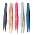 Professional 5pcs Stainless Steel Eyebrows Tweezers Set Precision Ingrown Hair Facial Hair Splinter Manicure Pedicure Box