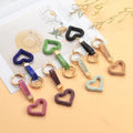 Women Fashion Newest Bling Crystal Rhinestone Hollow Heart Bag Car Key Pendant Keychain KeyChains Pendant Key Chain for Bag