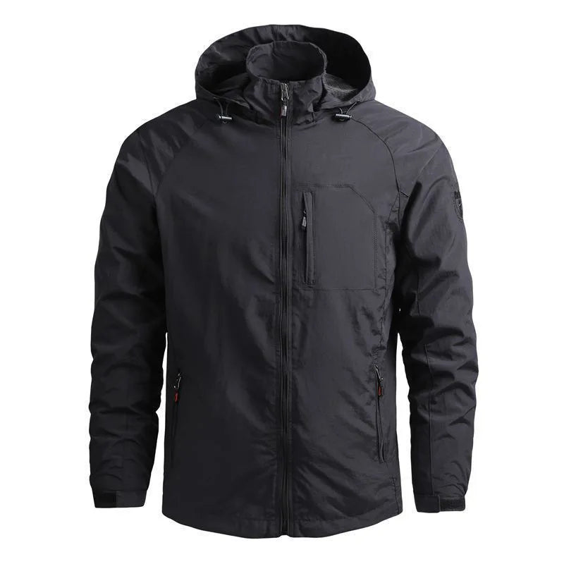 Bangladesh China Factory Price Custom Logo Embroidery Spring Autumn Thin Casual Jacket Outdoor Waterproof Cross-border Jacket