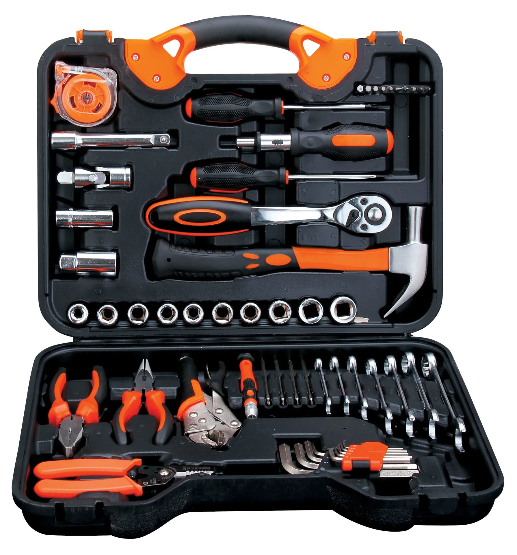 Durable Carbon Steel Car Repair Hardware Tool Set Hand Operated with Ergonomic Wrenches Precision Screwdrivers OEM Available