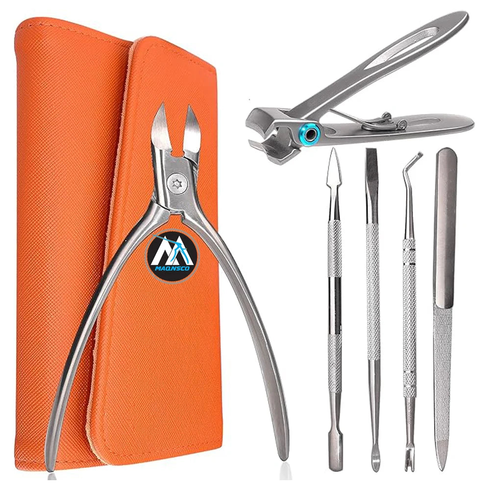 Manicure Sets Professional Nail Clipper Kit Stainless Steel Pedicure Kits 6PCS Personal Care Tools