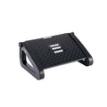 Desk Footrest Adjustable Foot Rest with Massage Function Ergonomic PP Material Office Stool 6 Positions Height Adjustment Black