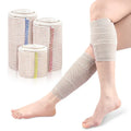 Melenlt Elastic Bandage for Thigh and Calf Support  Adjustable Compression Breathable Design Magic Stick Fixation for Sports