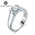 Round 2.0ct Cubic Zirconia Ring Lab Grown 925 Sterling Silver Engagement Wedding Diamond Zircon Rings