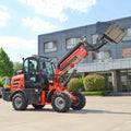 Free Shipping 1ton 1.5 Ton 2 Ton Boom Loaders 3 Ton Front End 4 Wheel Compact Telescopic Arm Loader