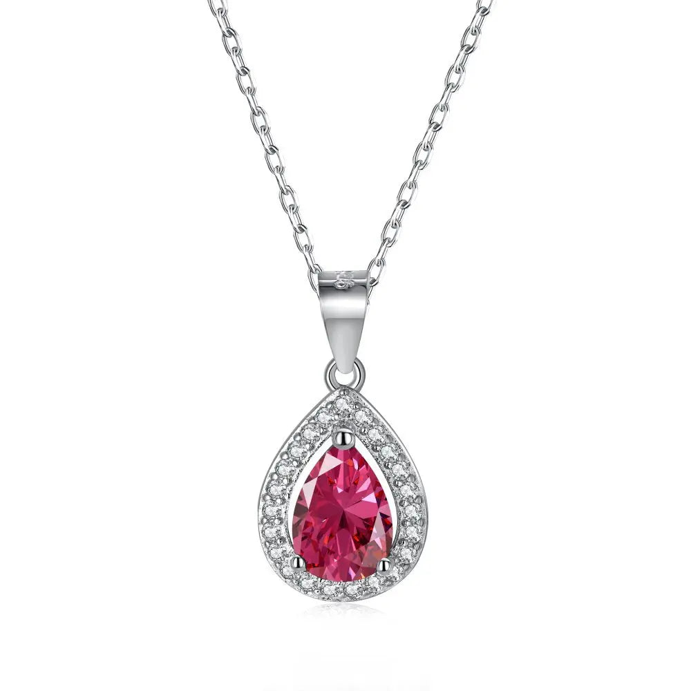 Silver S925 Pure Shape Internet Celebrity High-End and Exquisite Women's Choker Custom Necklace Birthstone Jewelry for Women