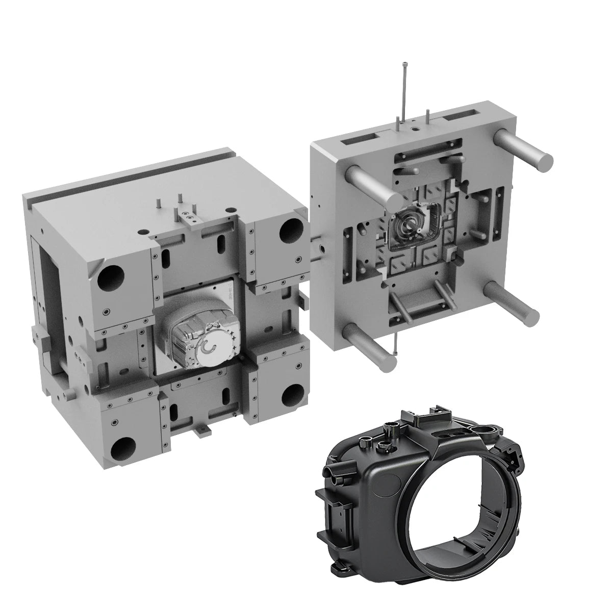 KCE Injection Mold Manufacturer ABS PP PC Injection Molding Service Custom Plastic Injection Molded Parts