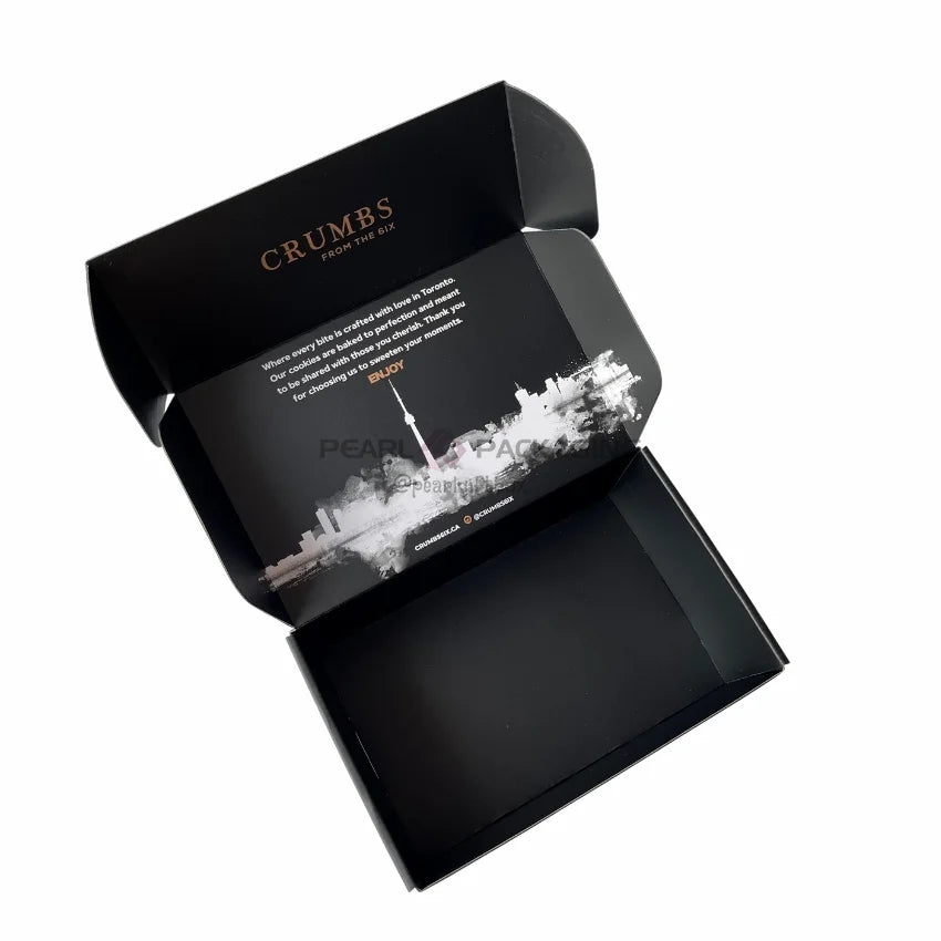 Food Safty Custom Branded Sweet Pastry Dessert Donut Box Cumbl Cookies Packaging Box Shipping Box Mailer with Perforated Line MegaBDM