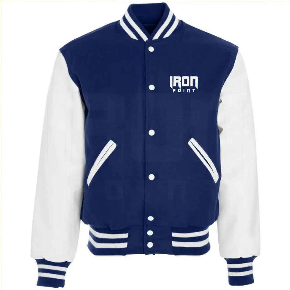 Customized Lettermen Jacket Best Quality with Unique Style Stand Collar and Front Logo for Winter-Low Price