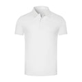 OEM custom logo embroidery printed design 190g mercerized cotton blend solid color POLO shirt men's top short-sleeved polo-shirt