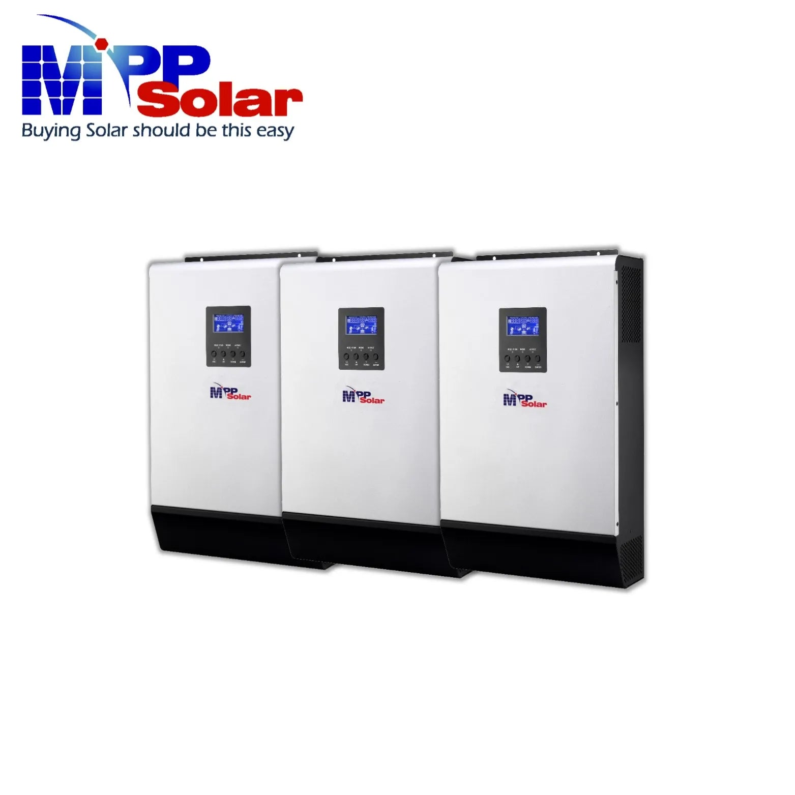 Pure Sine Wave 9kw MPPSolar 80A Solar Inverter 80A MPPT Charge Controller 24v 110v 220v Single Split Phase 80% Efficiency