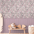Germany Made Photo Wallpaper Murals for Kids' Bedroom & Dining Floral Birds Design Non Woven Wash-Resistant Removable 1.59x2.80m