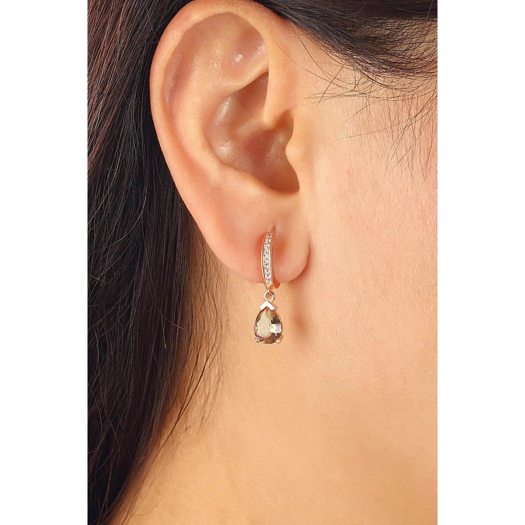 Azuris 925 Sterling Silver Sultanite Drop Earrings From Turkey