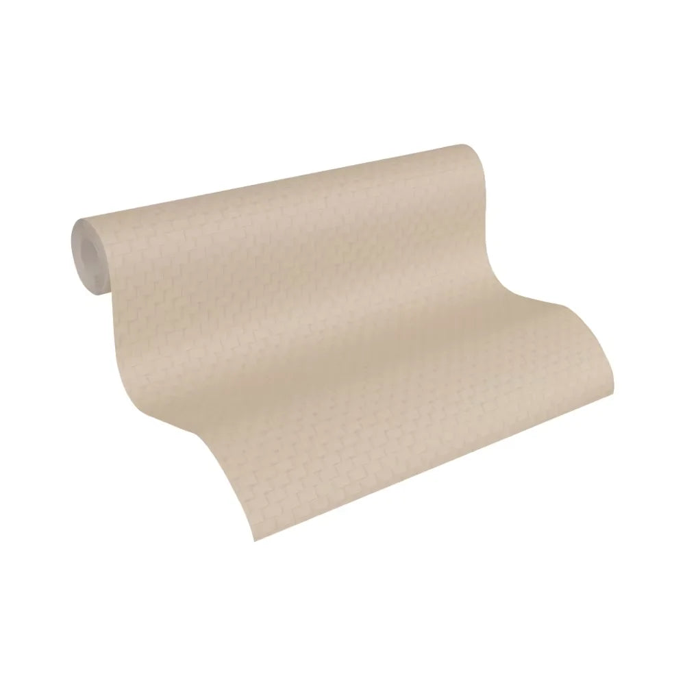Made in Germany - Luxury Wallpaper rolls Plain Beige Bronze Non Woven Vinyl Contract Wallpaper for Hotel - 1005 x 053 m