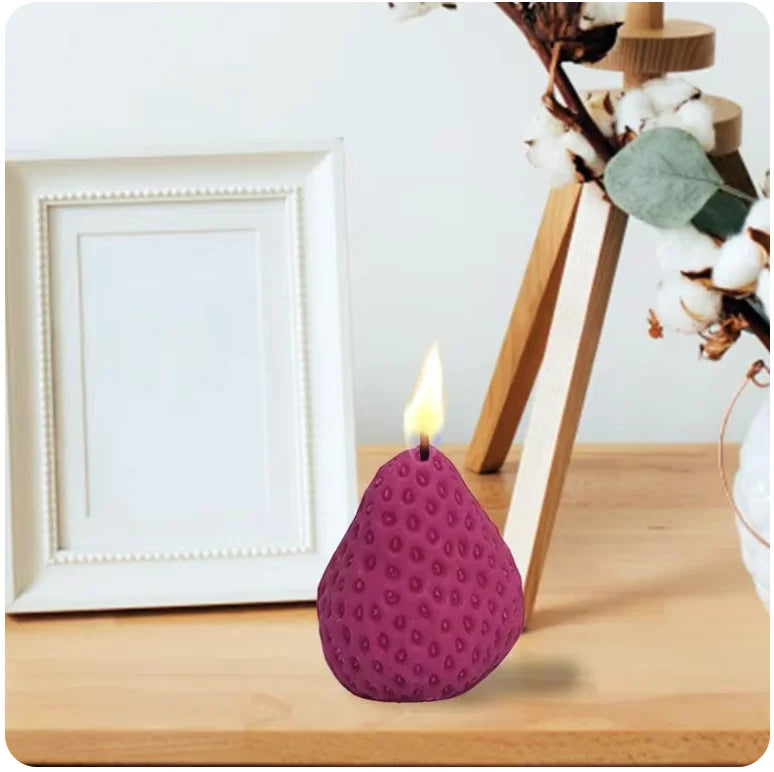 Wholesale big Strawberry Party Gift Wedding Party Decoration Strawberry Shape Silicone Soap Mold Cake Mousse Mold Handmade DIY