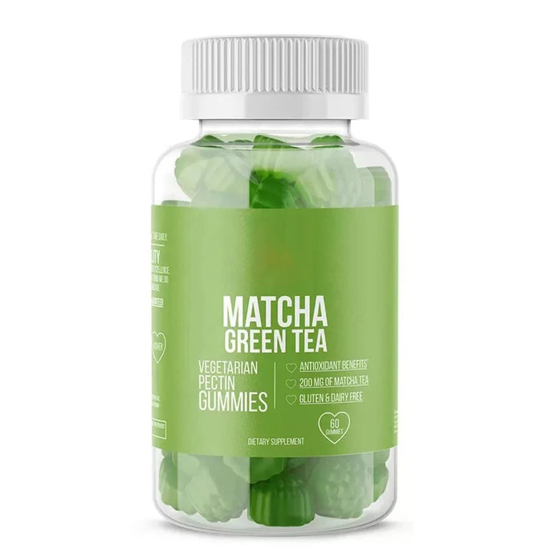 Low Moq Halal Pure Green Tea Matcha Candy Your Turmeric Greentea Cranberry Sea Moss Gummies MegaBDM