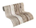 Germany-Peel Stick Wood Look Beige Brown Self Adhesive Wallpaper Modern Bathroom Living Room Bedroom Kitchen 2.50 X 0.35m Highly
