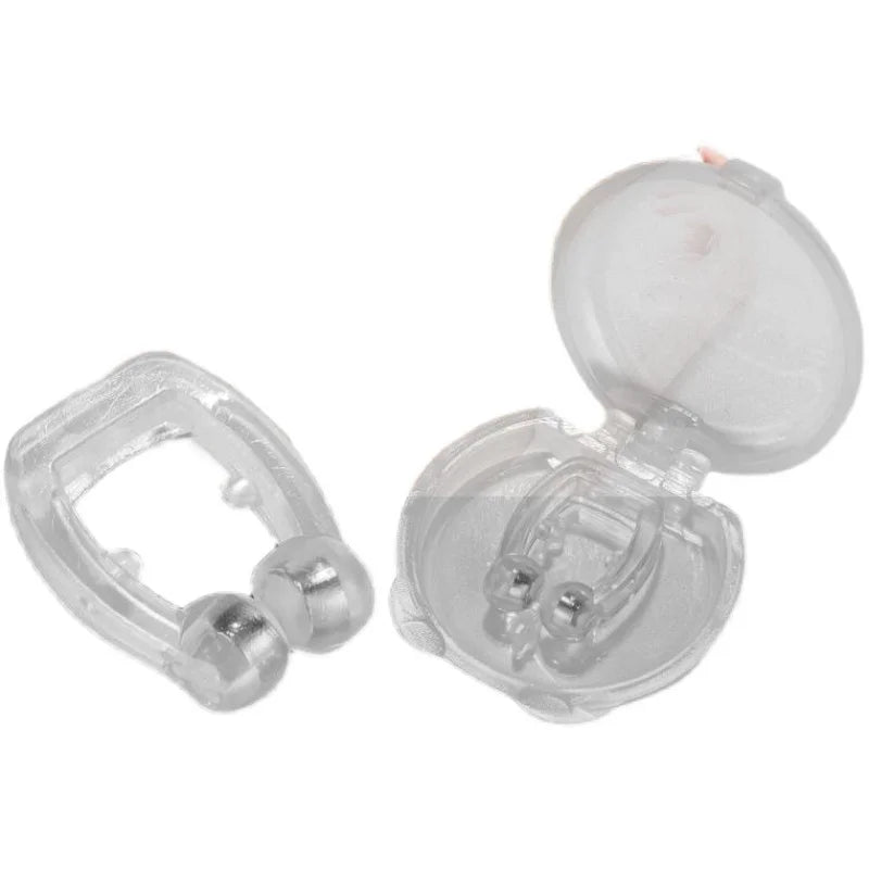 Magnetic Anti Snore Nose Clip Sleep Apnea Nose Clip Aid Anti-Snore Device Stopper Anti Snoring Noseclip