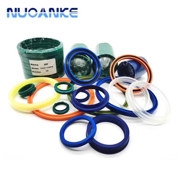 China Manufacturer Hydraulic Cylinder Seal Kit Piston Rod PU Wiper Hydraulic Oil Seal UN DHS KDAS VES V Packing Hydraulic Seals