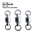 Wholesale 0#-10# Strengthen Stainless Steel Ball Bearing Swivel With Solid Ring Fishing Accessories