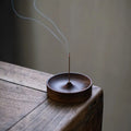 Factory Price Eco-Friendly Aromatic Solid Wood Sandalwood Incense Burner Base Handmade Tea Ceremony Tray Holder MegaBDM