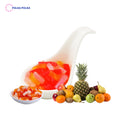 Taiwan Bubble Tea Ingredients with Rainbow Coconut Jelly Packaged in Bottle