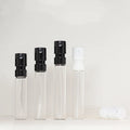 1.5ml 2ml Transparent Crimp Mini Perfume Bottle Cheap Glass Vial for Cosmetic Mist Spray Elegant Glass Bottles