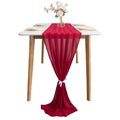 Wholesale Multicolor Gauze Table Runner Rectangular OEM Decorative Style Print Pattern for Banquet Party or Home Decor