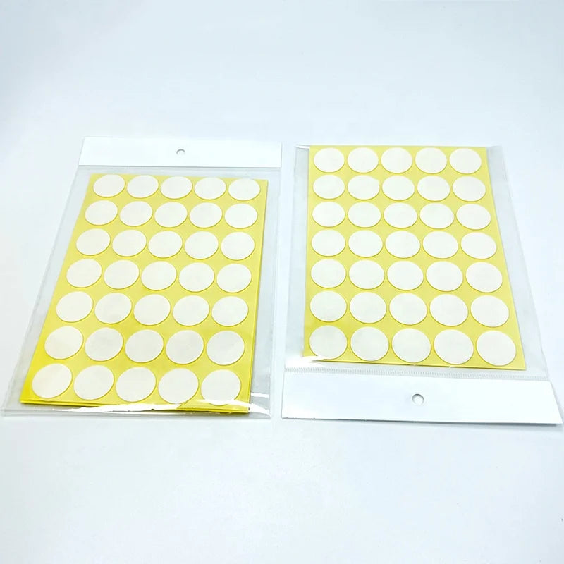 Customizable Double Sided High Temperature Reinforced Heat-Resistant Waterproof Acrylic Transparent Adhesive Dots for Masking