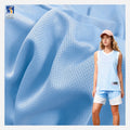 YX1131 180gsm Solid Color Knitted Eye Bird Fabric Stretch Spandex Dry Polyester Poly Bird Eye Mesh Knitted Fabric for Sportswear