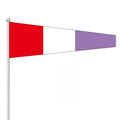 Customized Red White and Blue Long Digital 3 Flagsmaritime signal Flags Indication Flags Printed International signal Flag