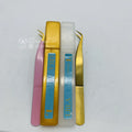 High Quality Japanese Sustainable Steel Eyelash Tweezers Gold& Baby Pink Fiber Tip Lash Hand-Tested Professional Volume Eyelash