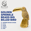 Light Luxury Scattered Pieces Dotted Beads Big Mouthed Bird Animal Ornaments Resin Handicrafts Airbrushed Exquisite Decals MegaBDM