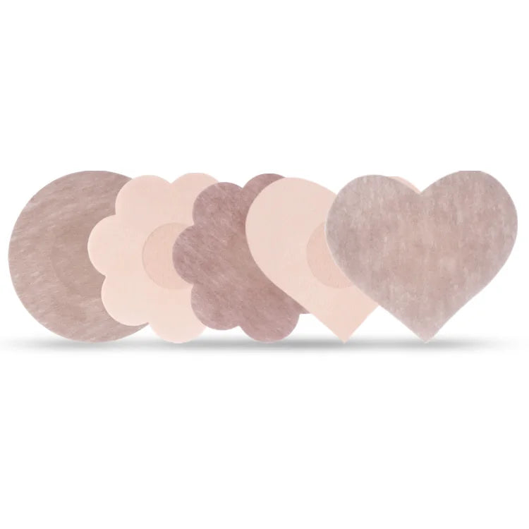 Factory Best Disposable Invisible Thin Seamless Strong Sticky Nipple Pasties 5pair/bag Breast Petals Intimates Accessories