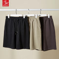 SK Summer 285g Men's Mesh Shorts Large Version Breathable Elastic Waist Drawstring Solid Casual Team Uniform Custom