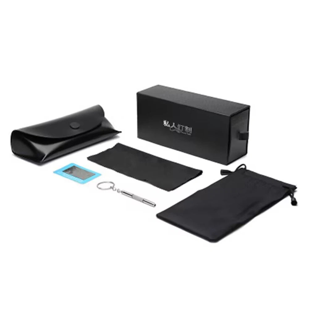 CS001 Wholesale High Quality Fashionable Unique Custom Sunglass Cases Black