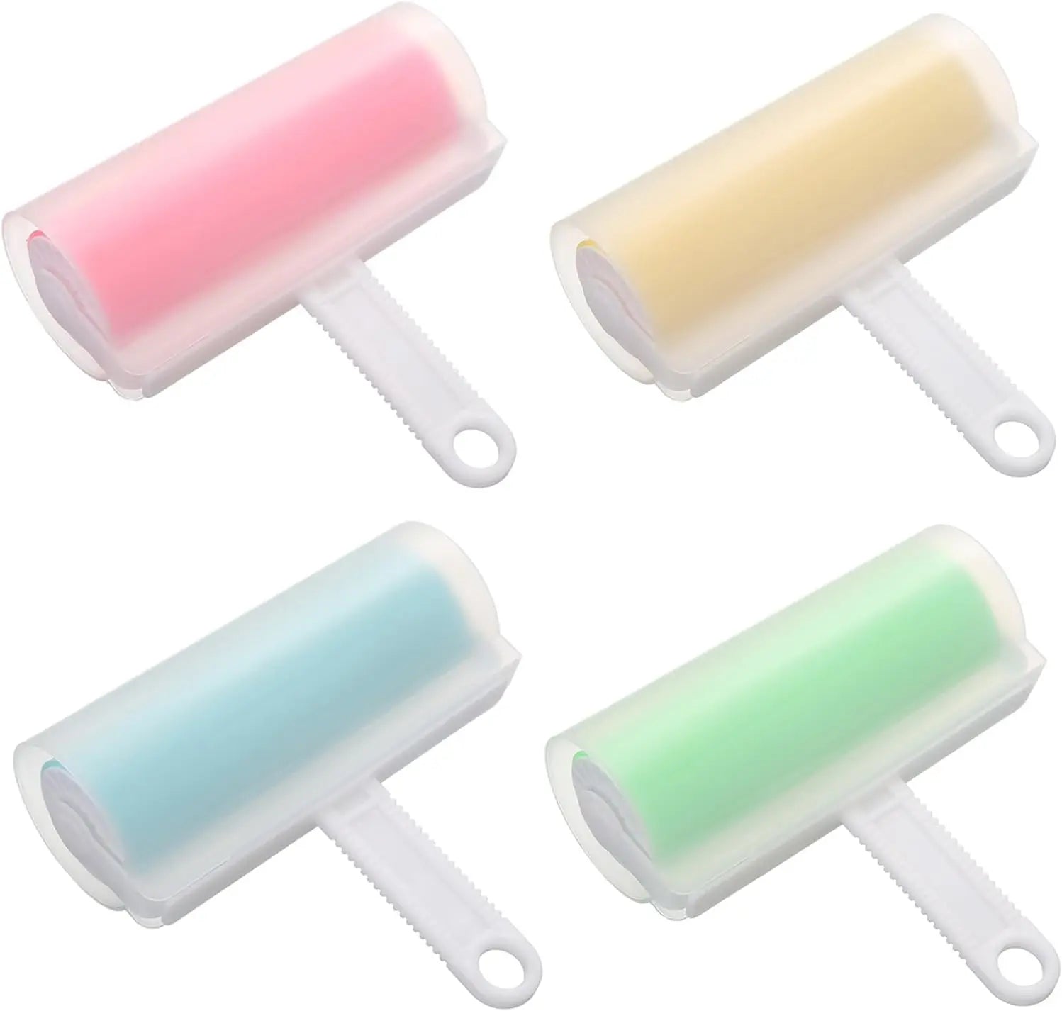 Eco Plastic Washable Easy Grip Sticky Roller Pet Sticky Hair Remover Tool for Dress Reusable