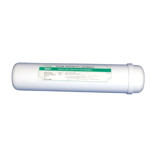 11" In-line Post Cartridge PP Sediment Pre-Filter GAC Filtration with Female 1/4"-18 Thread for Reverse Osmosis Car & Hotel Use
