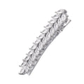 Wholesale Accessories Women Crystal Cubic Zirconia Leaf Wedding Barrettes Bridal Hair Clip