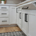 Square Stainless Steel U-Shape Furniture Handles Popular Cabinet Pulls for Kitchen Cabinets and Wardrobe Drawers