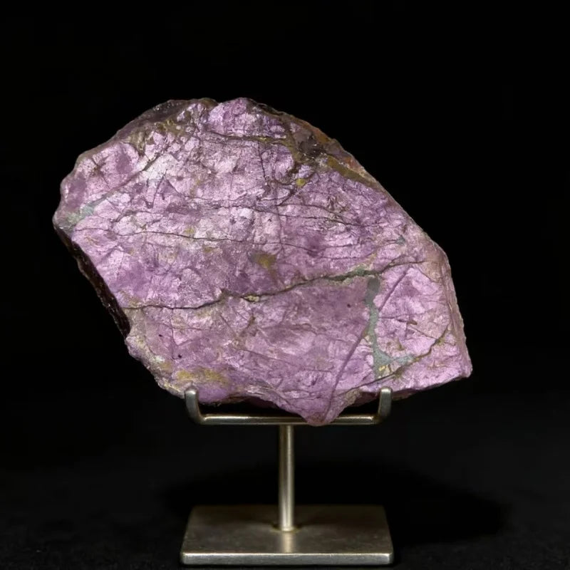 Natural Polished Purpurite Slice Feng Shui Healing Crystal Slab High Quality Fashion Trend Elegant Home Desk Decoration