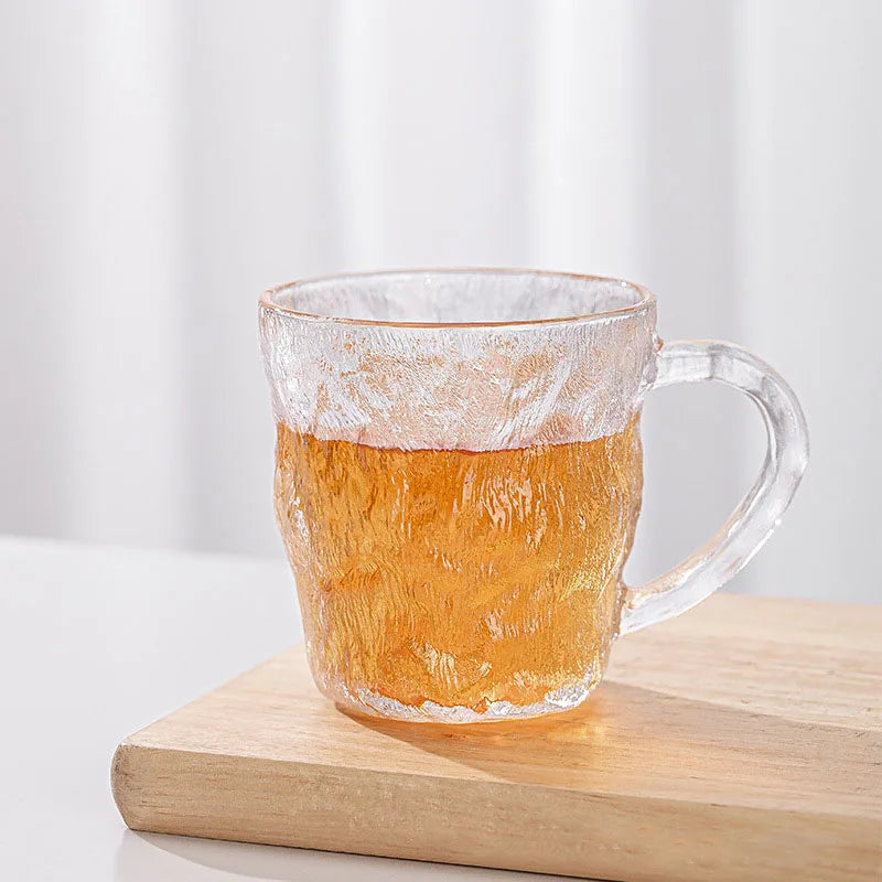 Wholesale 300 ml Glacier Glass Drinking Cup with Handle