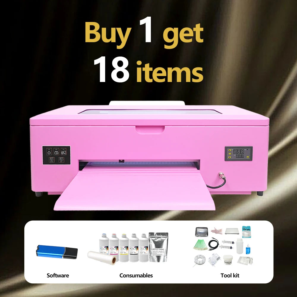 EraSmart Factory Direct Sell A3 DTF Printer for Custom Clothing Production | Low MOQ Printing