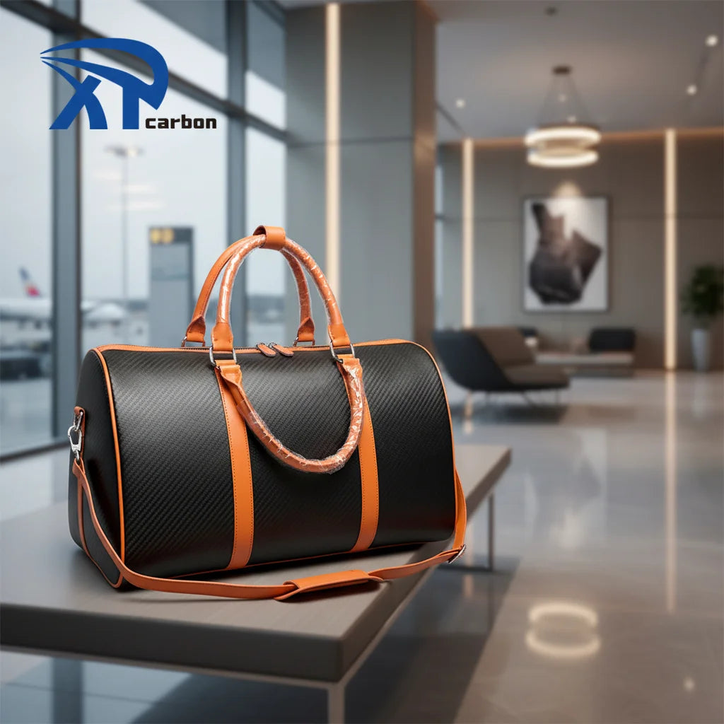Factory Direct Sale Unisex Carbon Fiber Travel Bag with Comfortable Shoulder Straps Direct Fac Sale Soft Bag
