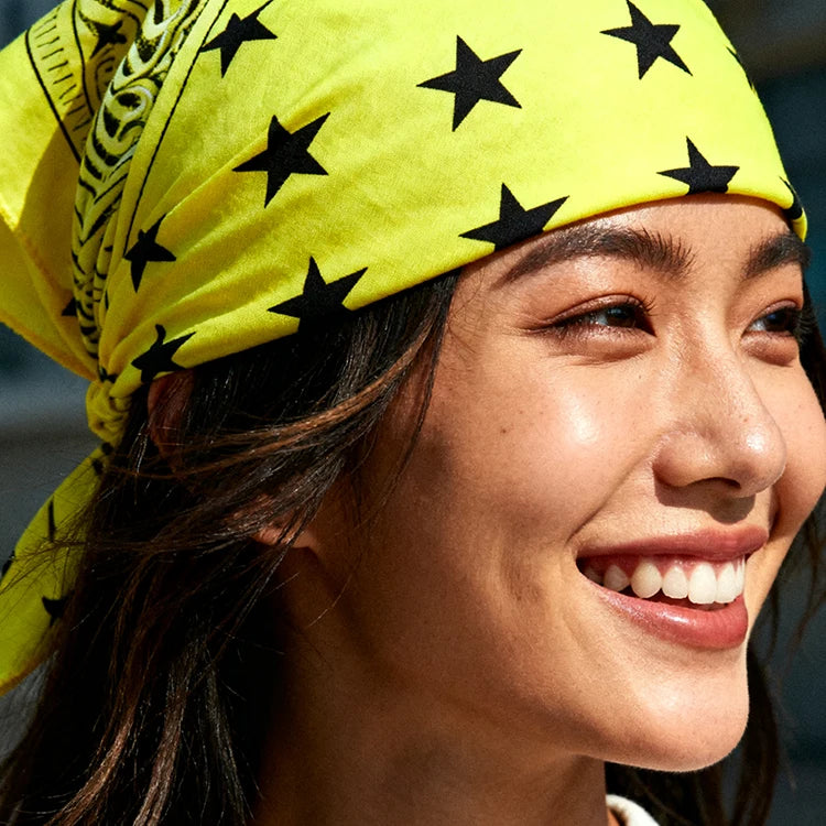 Custom Print Welcome Square Cotton Bandana Wholesale OEM 55*55cm Custom Bandana Printing
