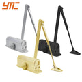 YMC Heavy-Duty Commercial Sliding Auto Arm Door Closer Fire-Rated Soft Close Modern Aluminum Alloy 45-60kg Capacity