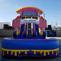 Hot Sale Outdoor Adult Kids Water Slide Inflatable Bouncy Slides Commercial Inflatable Waterslides with Pool for Sale