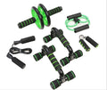 Home Exercise AB Wheel Roller Kit PVC Push-Up Bar Hand Griper Jump Rope and Knee Pad Quality Home Fitness Equipment