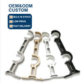 Factory Price Modern Double Rod Contemporary Aluminum Curtain Bracket with Thickened Design